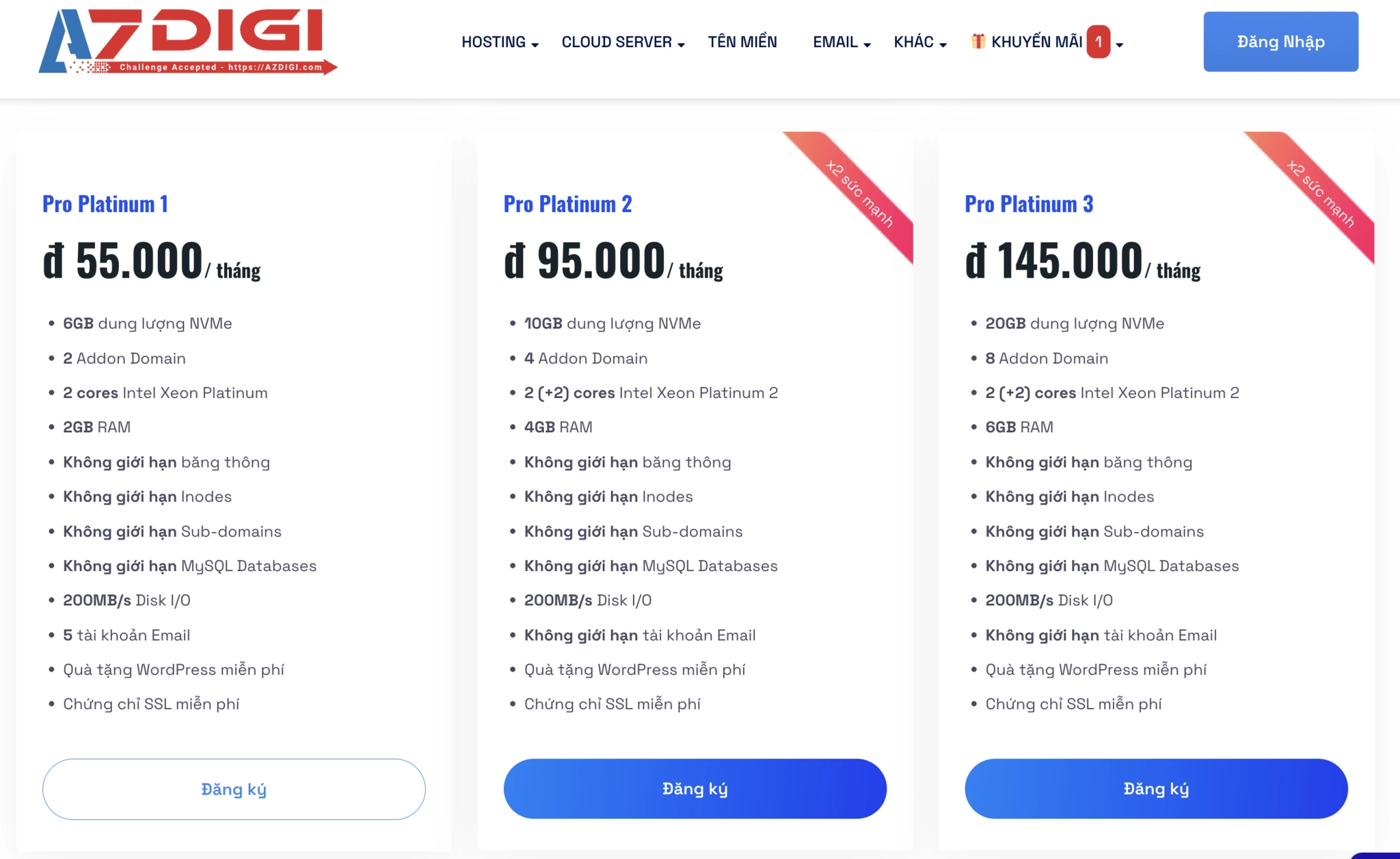 Azdigi có gì khác biệt so với hosting khác?