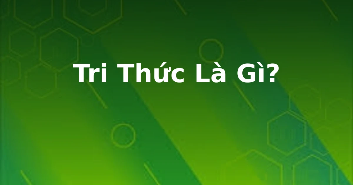 Tri Thức Là Gì?