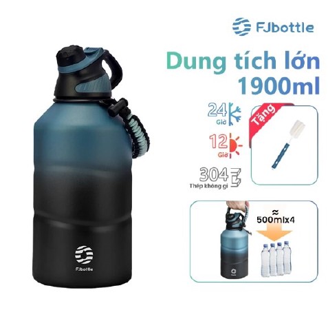 Bình Giữ Nhiệt FJbottle 1900ml Có Tay Cầm