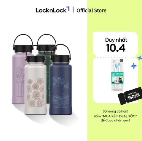 Bình Giữ Nhiệt Lock&Lock Riga Tumbler Vietnam Edition 897ml