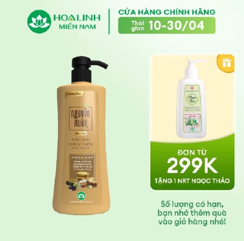 Dầu gội dược liệu Nguyên Xuân Bồng bềnh 450ml