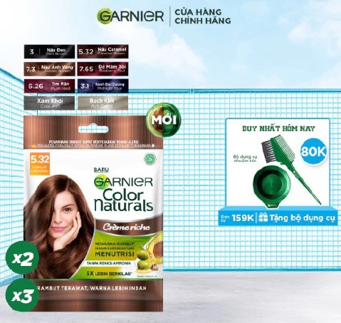 Garnier Color Naturals Ultra Colors – Kem Nhuộm Tóc Tại Nhà