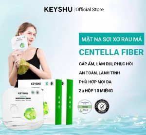 Hộp Mặt Nạ Sợi Xơ Rau Má Centella Fiber KEYSHU