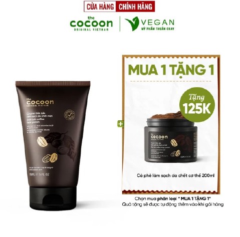 Tẩy Tế Bào Chết Cà Phê Đắk Lắk Cocoon 150ml