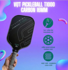 T1000 Poseidon – Siêu phẩm vợt Pickleball sợi carbon được USAPA phê duyệt